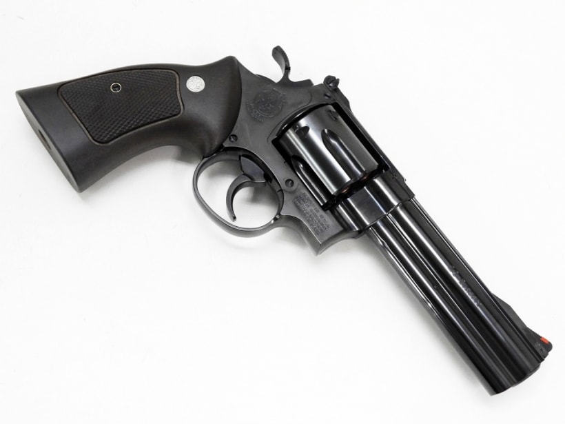 [マルシン] M29 クラシック 5インチ WディープブラックABS プラグリップ付