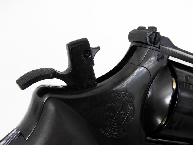 [マルシン] M29 クラシック 5インチ WディープブラックABS プラグリップ付