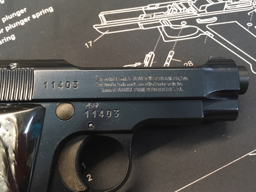 [ウエスタンアームズ] M1934 DX ブラックパールグリップ