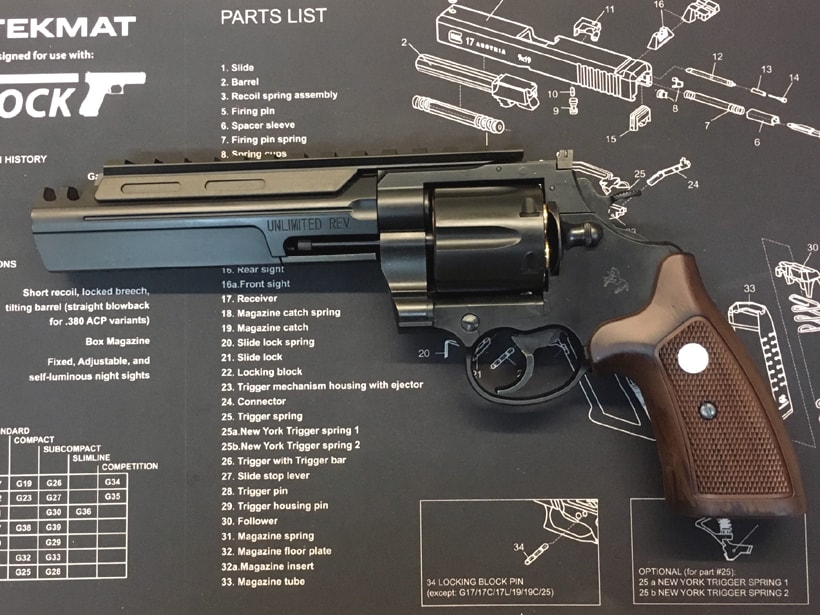 [マルシン] アンリミテッド リボルバー maxi8 ブラックABS