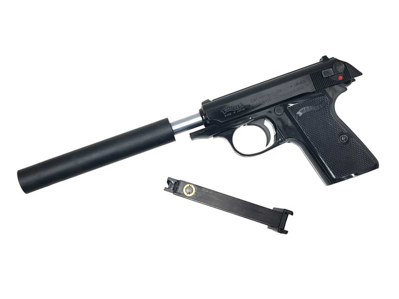 [マルゼン] ワルサー PPK/S ムービープロップ ブラックメタル