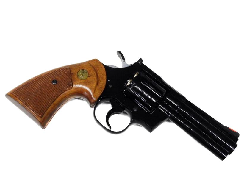 [コクサイ] コルト パイソン 4in 木製グリップ No.296