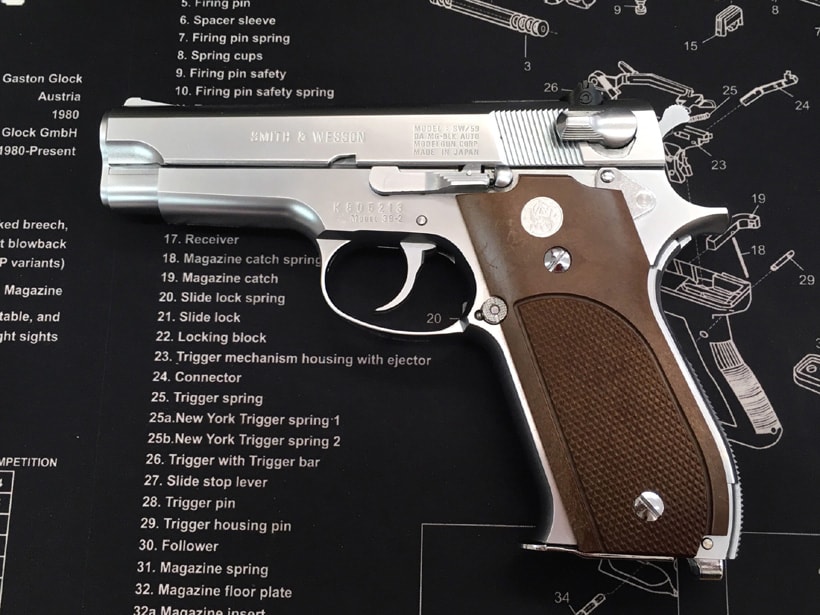 [MGC] S&W M39 ステンレスシルバー