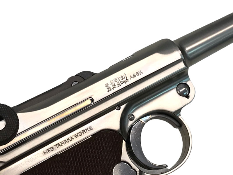 [タナカ] ルガー P08 4インチ シルバー