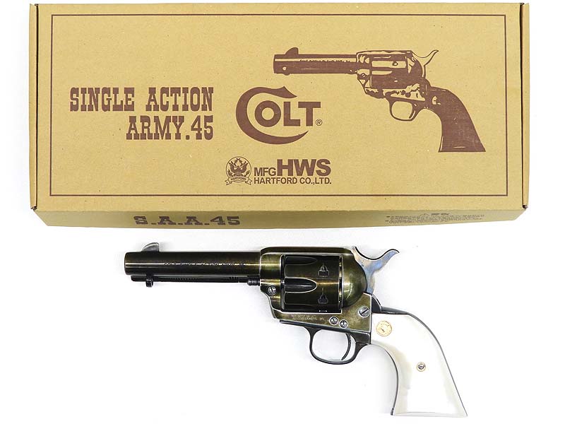 [ハートフォード] コルト SAA.45 シビリアン オリジナルメッキ ハリウッドカスタム