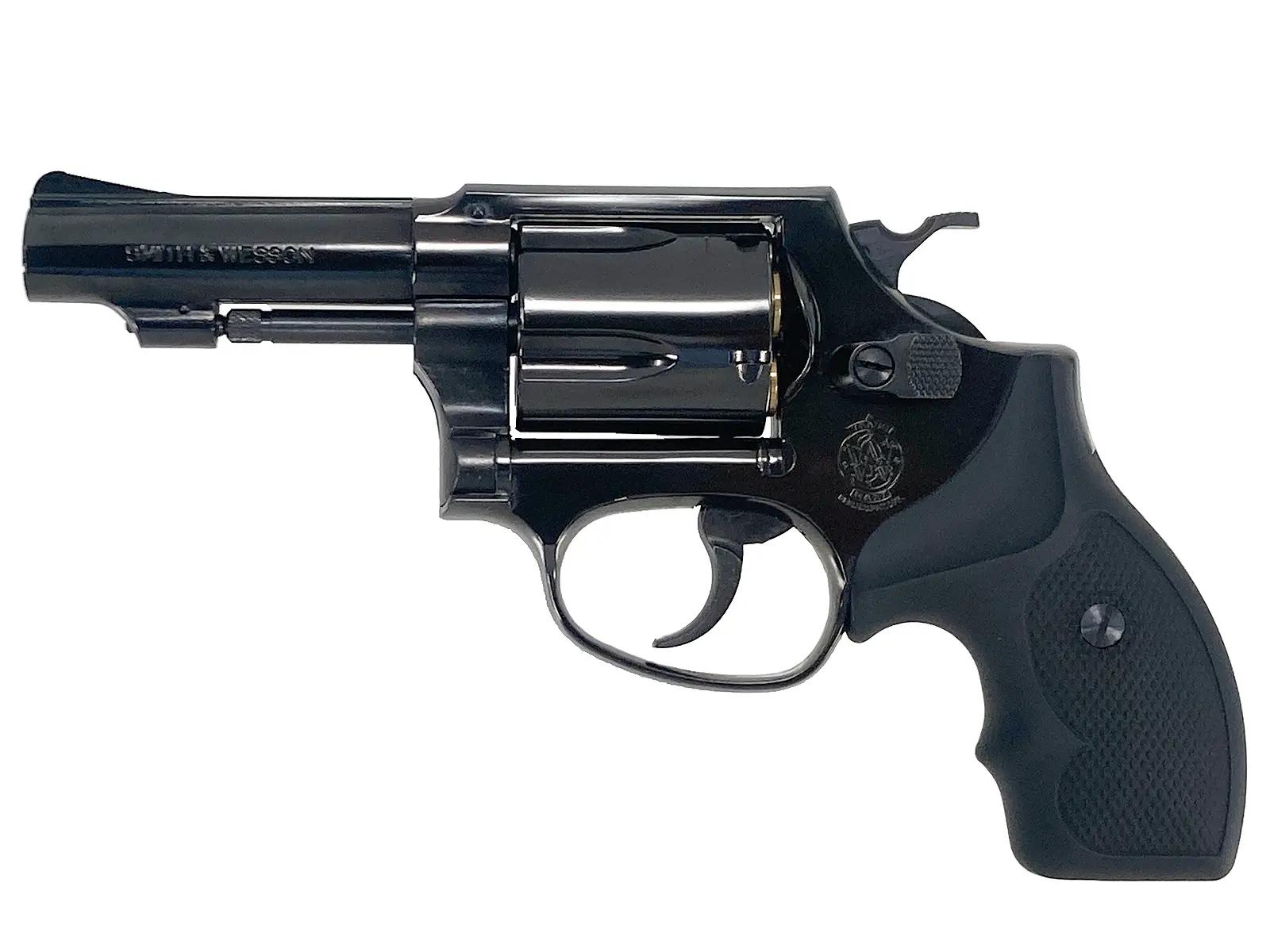 [マルシン] S&W M36 6mm Xカートリッジ 3インチ ディープブラック プラグリップ