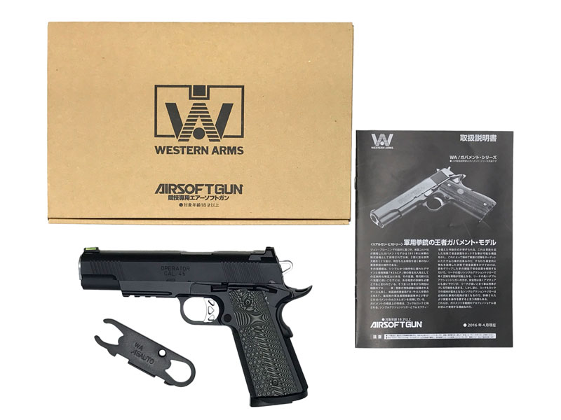 [ウエスタンアームズ] エリートオペレーター 実物G10グリップ付