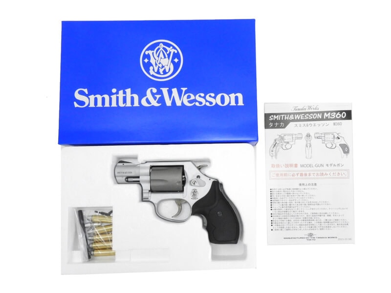 [タナカ] S&W M360 SC .357Magnum HW+セラコート