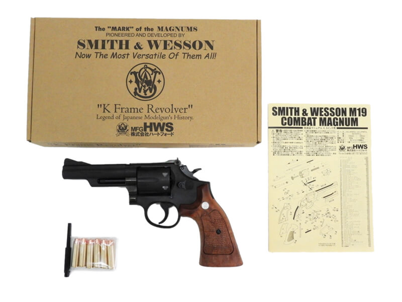 [ハートフォード] S&W M19 コンバットマグナム 4インチ HW ナチュラル