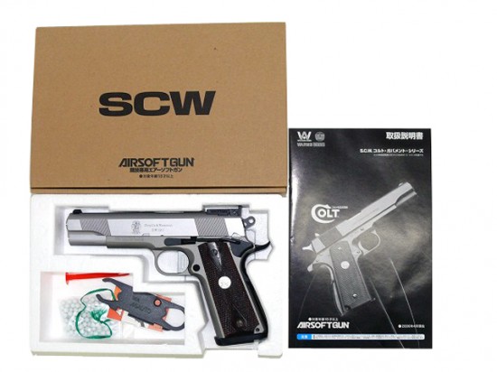 [ウエスタンアームズ] S&W SW1911 DK シルバー Ver.3