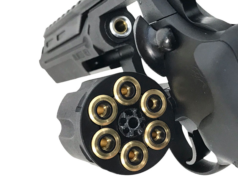 [マルシン] アンリミテッドリボルバー ブラックHW ホーグタイプグリップ