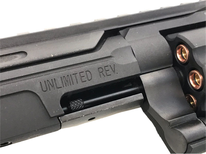 [マルシン] アンリミテッドリボルバー ブラックHW ホーグタイプグリップ