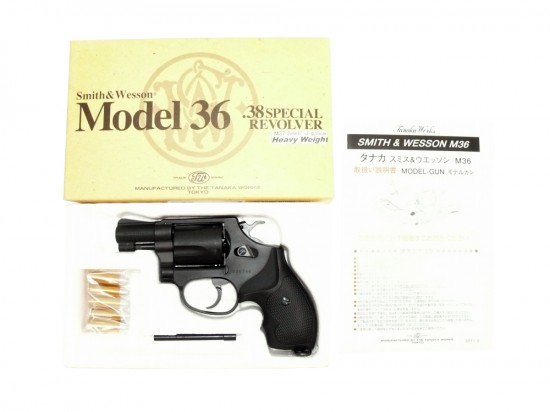 [タナカ] S&W M37エアーウェイト 警察仕様 2インチ HW