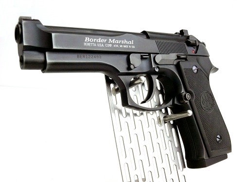 [ウエスタンアームズ] ベレッタ M92FS ボーダーマーシャル リアルスチールフィニッシュ