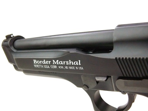 [ウエスタンアームズ] ベレッタ M92FS ボーダーマーシャル リアルスチールフィニッシュ