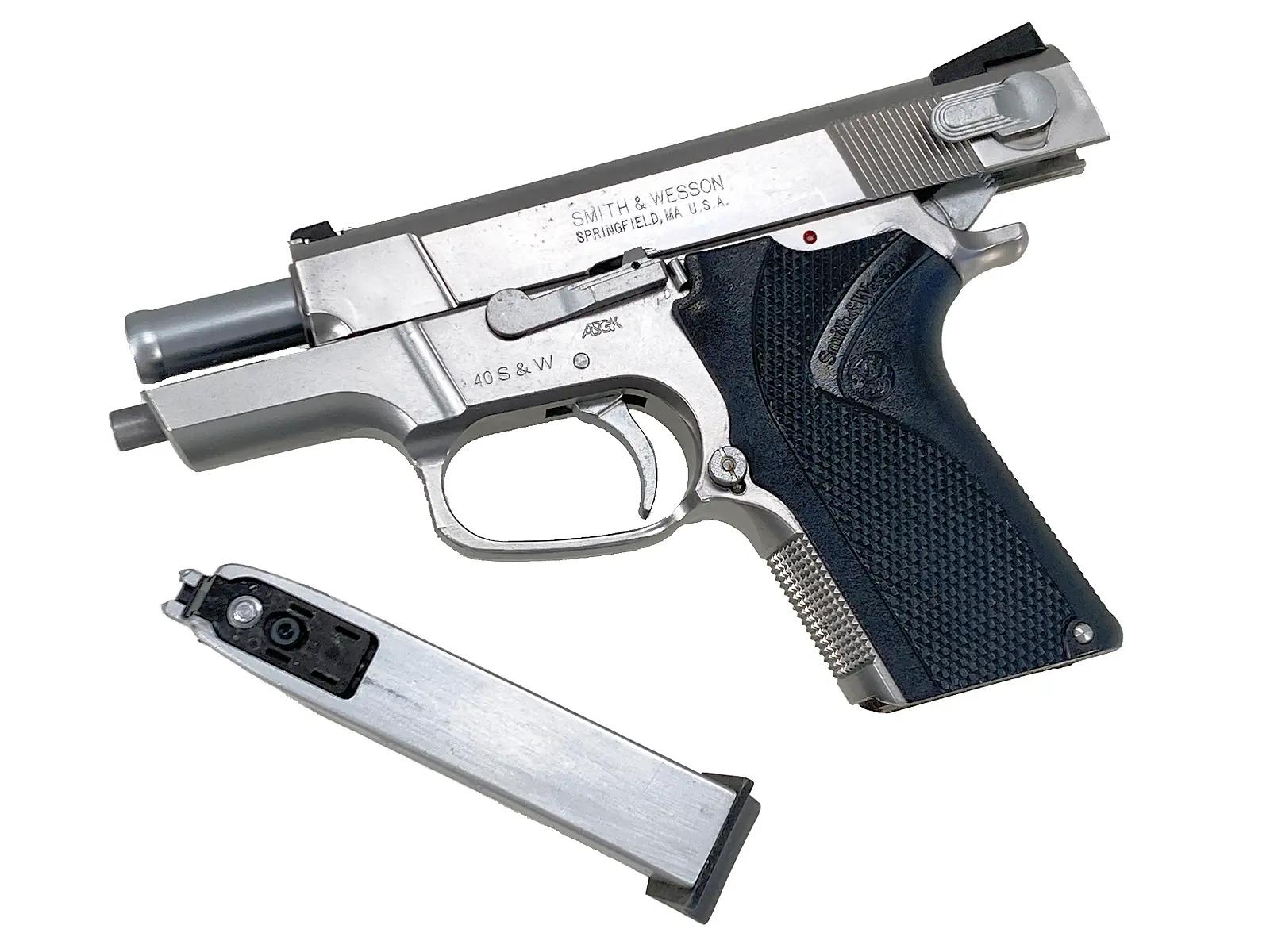 [ウエスタンアームズ] S&W ショーティ40 クロームシルバー