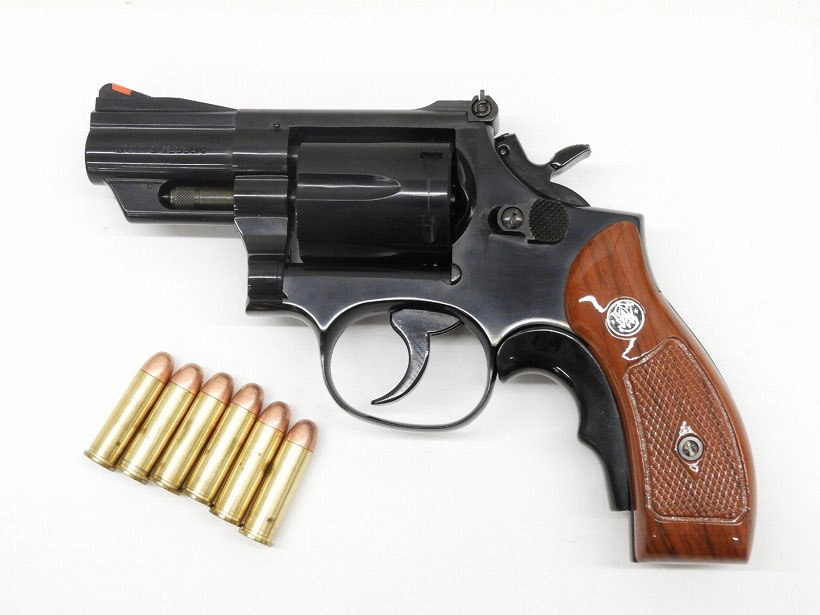 [コクサイ] S&W M19 2.5in 木製グリップ No.290