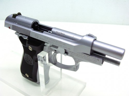 [ウエスタンアームズ] ベレッタ M84FS HW オールシルバー