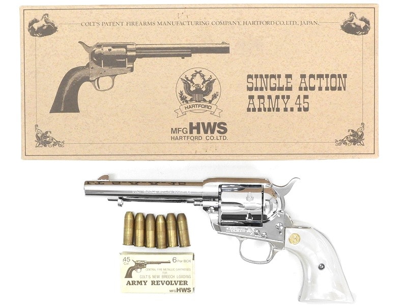 [ハートフォード] コルト SAA.45 アーティラリー オールシルバー