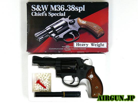 [タナカ] S&W M36.38spl チーフスペシャル 3インチ HW