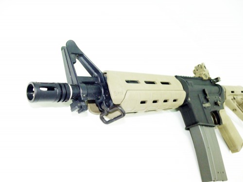 [ウエスタンアームズ] M4A1 CQB-R マグプルモデル　TAN　スーパーバージョン
