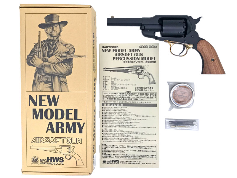 [ハートフォード] ニューモデルアーミー パーカッション シェリフズ 4-3/4インチ