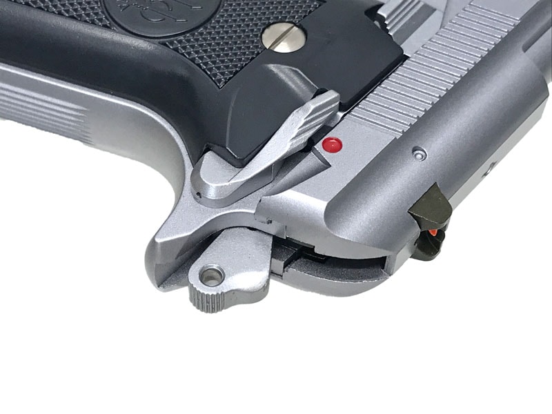 [ウエスタンアームズ] ベレッタ M84FS HW オールシルバー