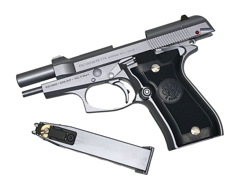 [ウエスタンアームズ] ベレッタ M84FS HW オールシルバー