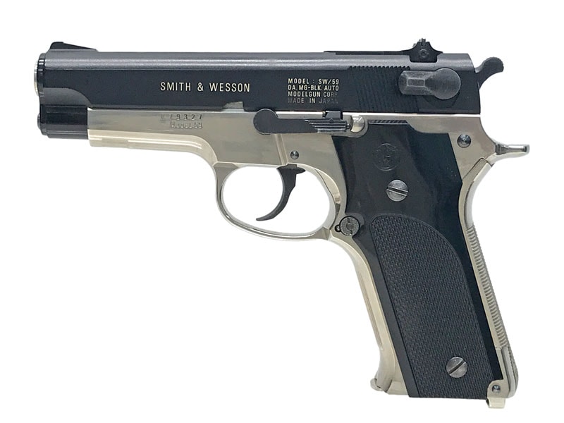 [MGC] S&W M59 ハーフシルバー