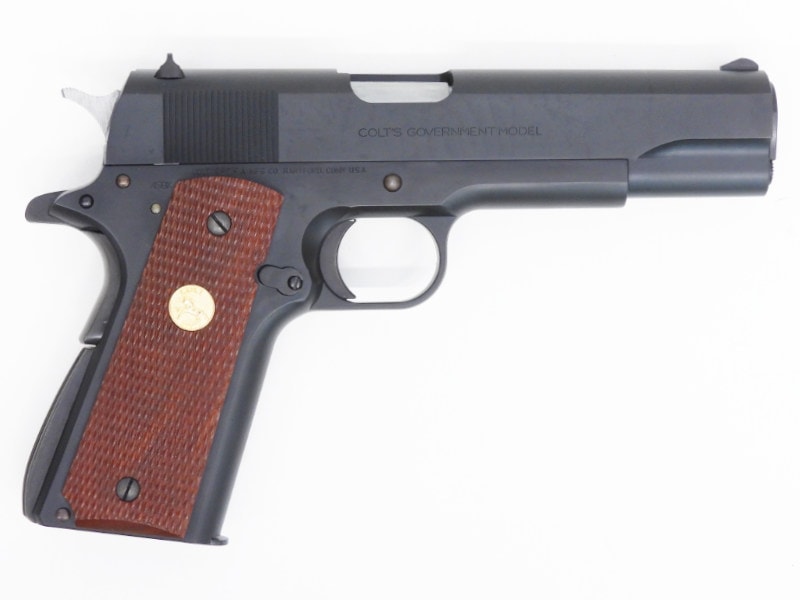 [ウエスタンアームズ] コルト MK IV シリーズ70 ウッドグリップ付