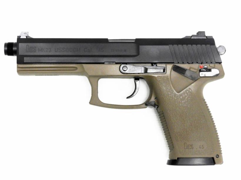 [KSC] MK23 SOCOM ピストル ABS CO2 TAN