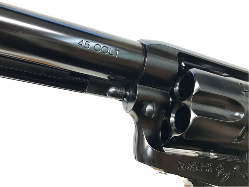 [マルシン] SAA.45 アーティラリー Wディープブラック 木製グリップ