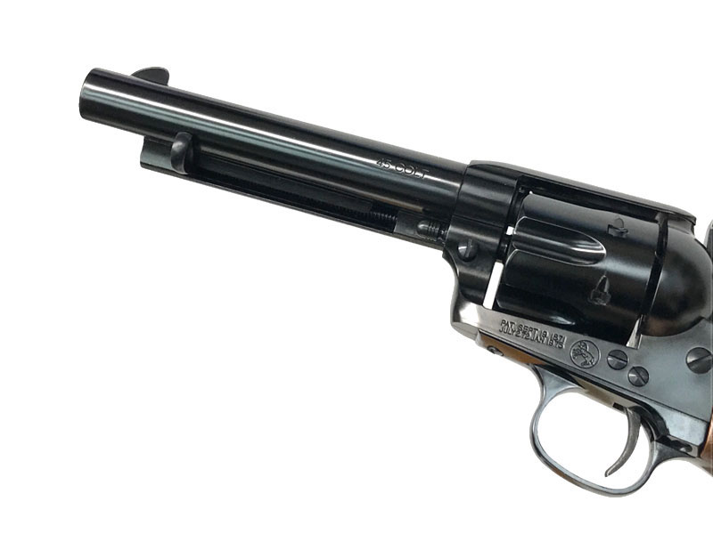 [マルシン] SAA.45 アーティラリー Wディープブラック 木製グリップ