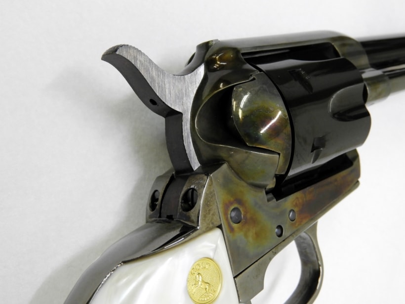 [ハートフォード] コルト SAA.45 キャバルリー オリジナルメッキ ケースハードンカスタム