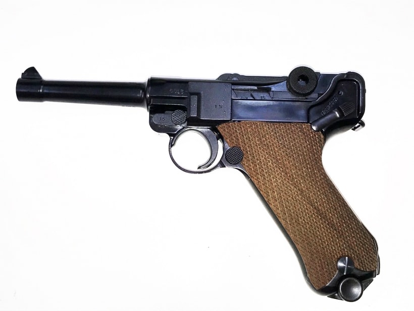 [タナカ] ルガー P08 4インチ スチールフィニッシュ
