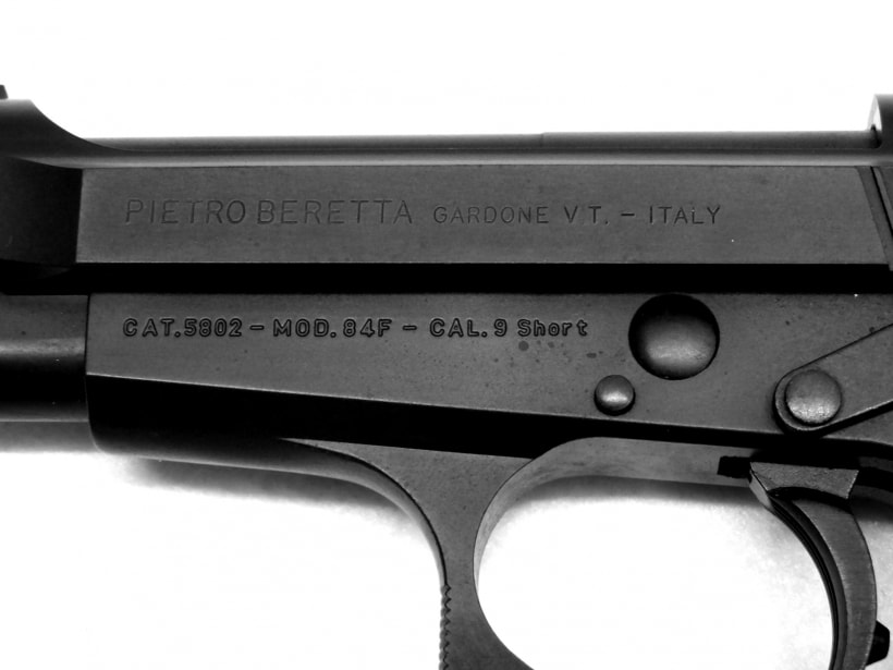 [ウエスタンアームズ] ベレッタ M84FS カーボンブラック HW