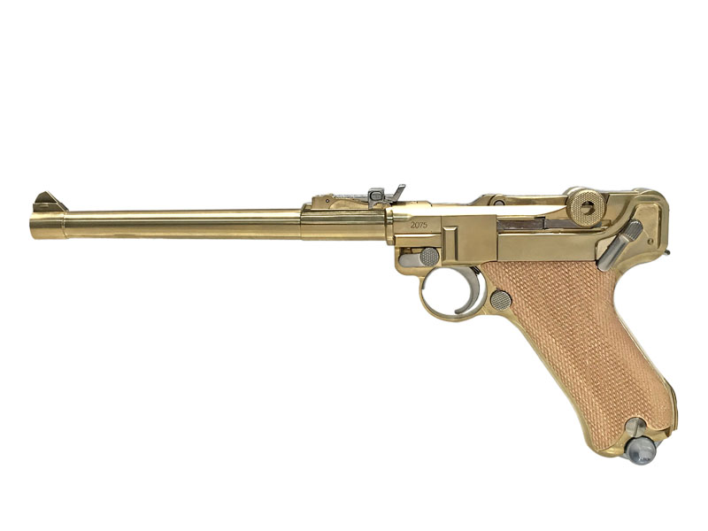 [マルシン] ルガー P08 8インチ 木製グリップ SMG