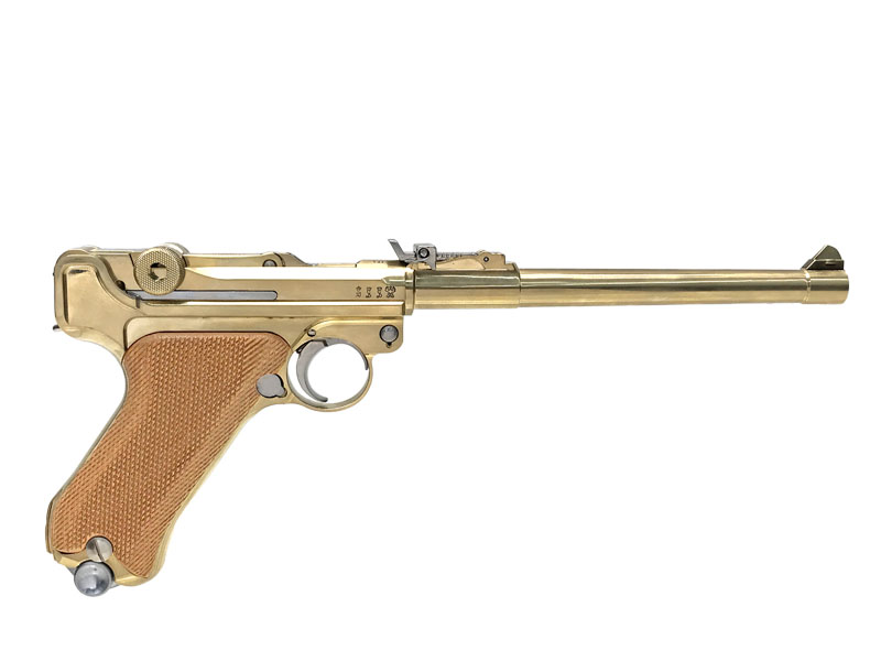 [マルシン] ルガー P08 8インチ 木製グリップ SMG