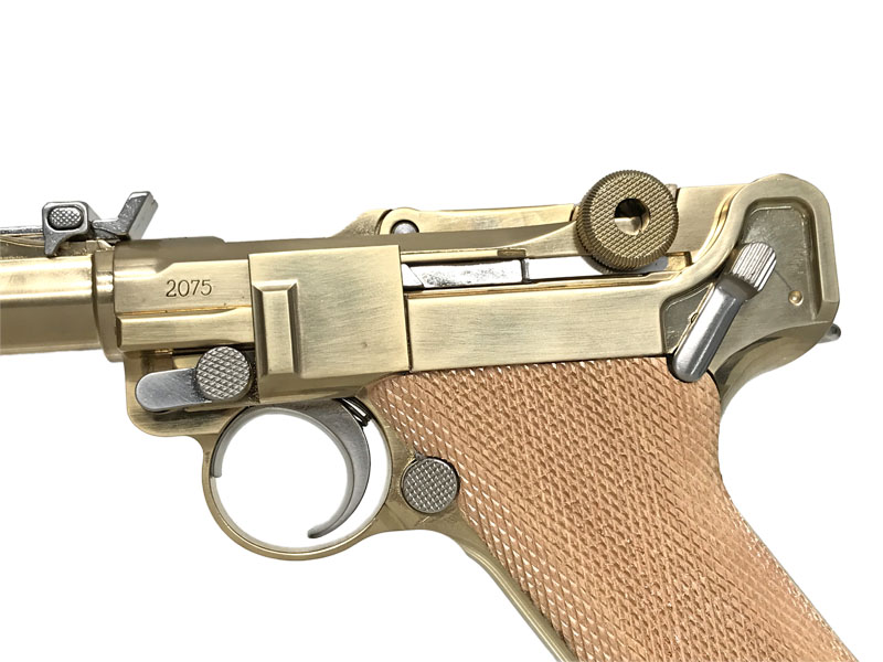 [マルシン] ルガー P08 8インチ 木製グリップ SMG