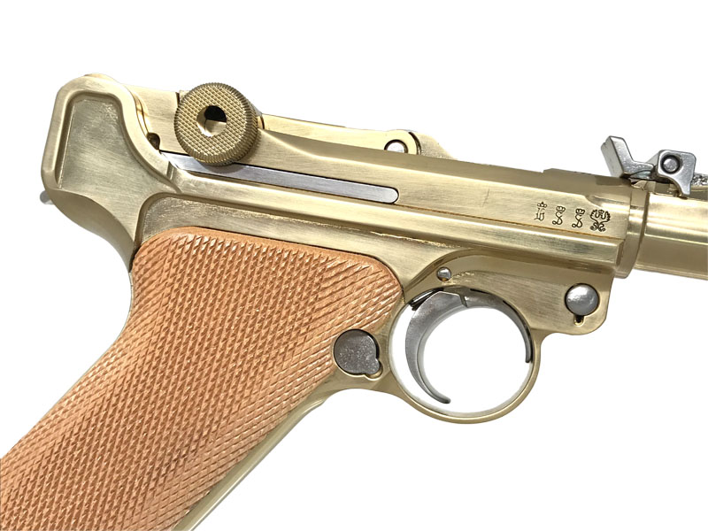 [マルシン] ルガー P08 8インチ 木製グリップ SMG