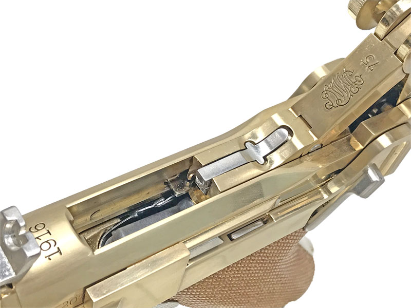 [マルシン] ルガー P08 8インチ 木製グリップ SMG