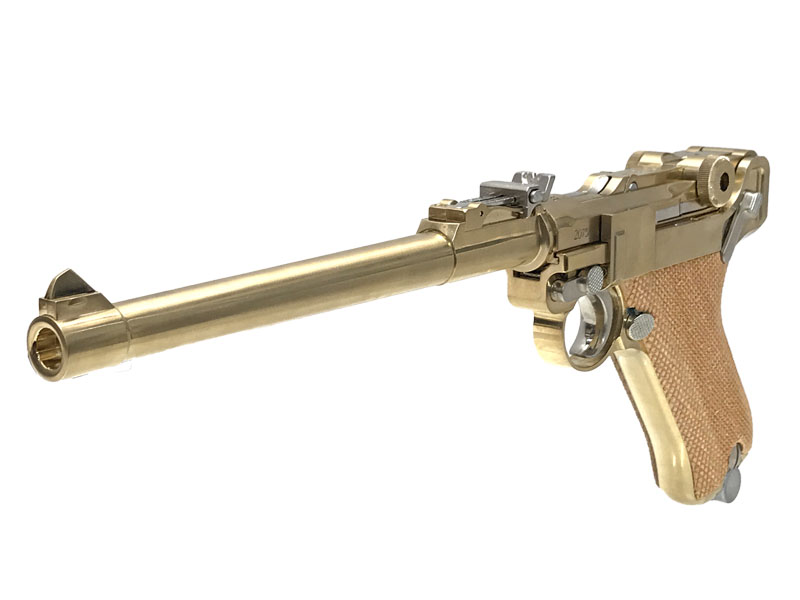 [マルシン] ルガー P08 8インチ 木製グリップ SMG