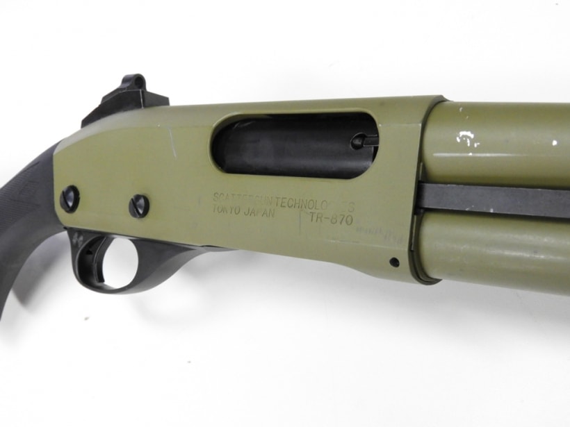 [タナカ] M870スキャッターガン18インチ グリーンバージョン