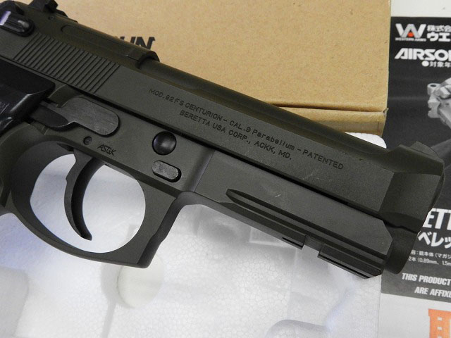 [ウエスタンアームズ] ベレッタ M92FS タクティカルセンチュリオン OD