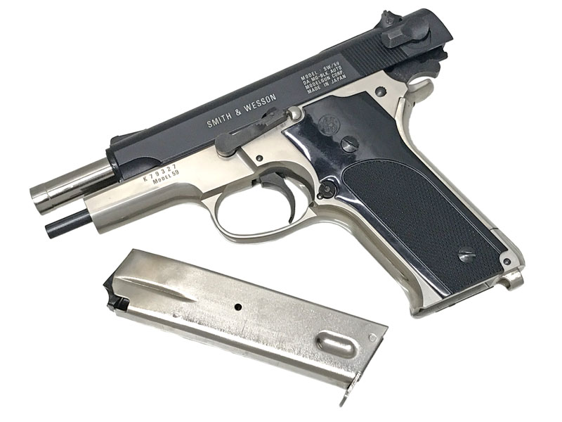 [MGC] S&W M59 ハーフシルバー