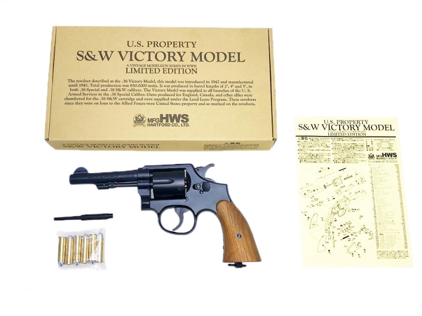 [ハートフォード] S&W ビクトリーモデル 4インチ HW ブルーブラック