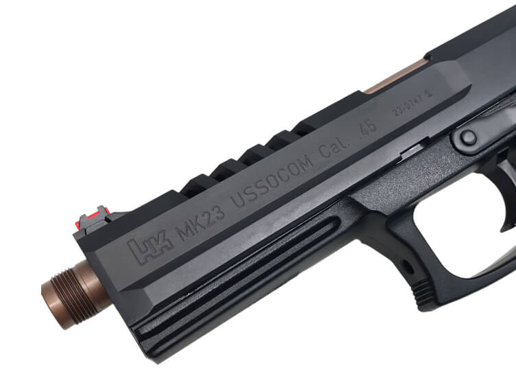 [KSC] MK23 SOCOM  ガンポートカスタム CO2 ABS