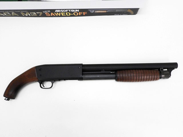 [KTW] イサカ M37 ソードオフ アメリカンウォールナット