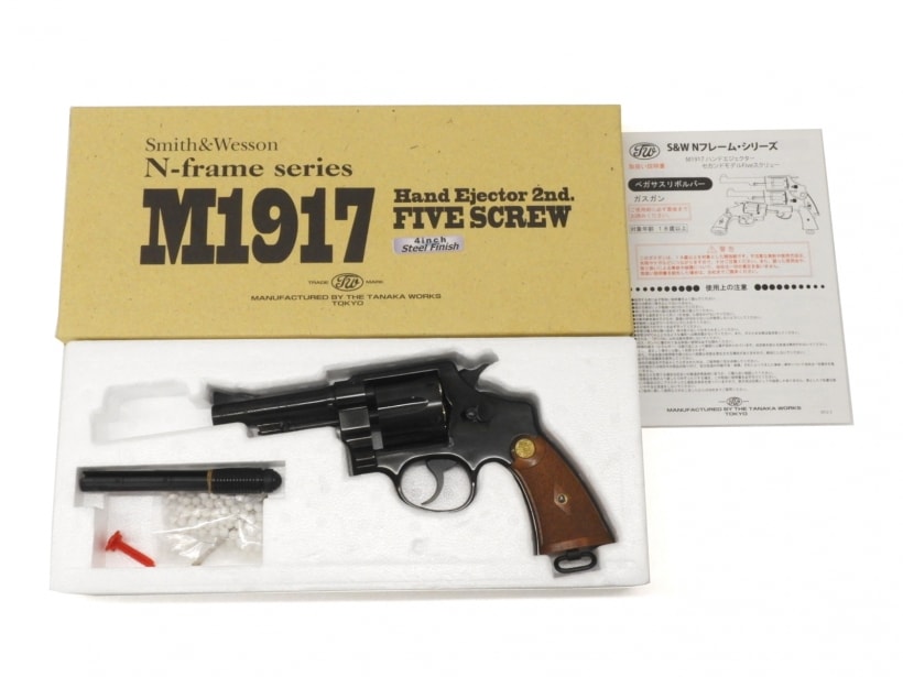 [タナカ] M1917 4in カスタム スチールフィニッシュ
