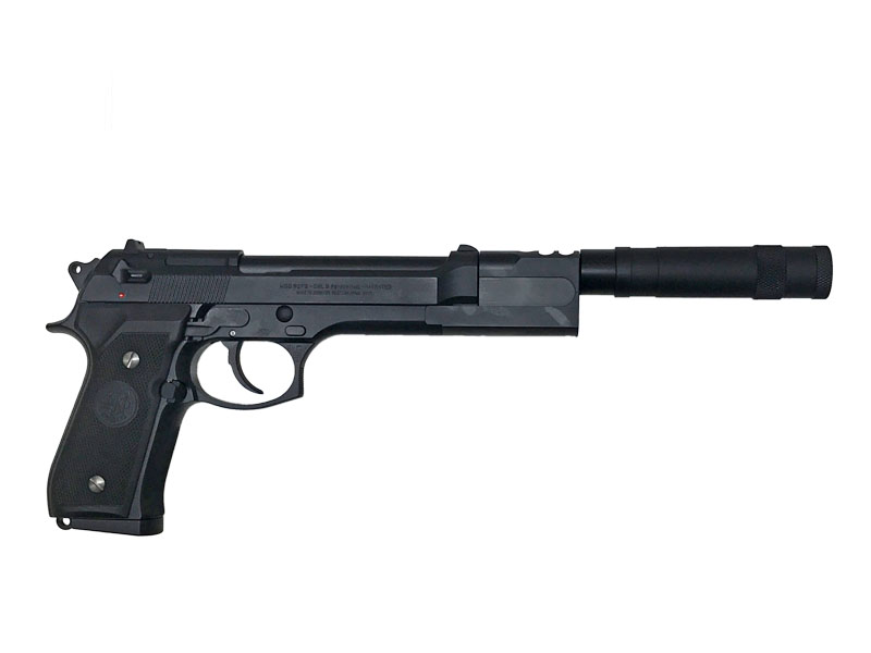 [ウエスタンアームズ] ベレッタ M92FS レオン サイレンサー ブラック